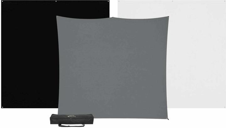 Black, Grey, White