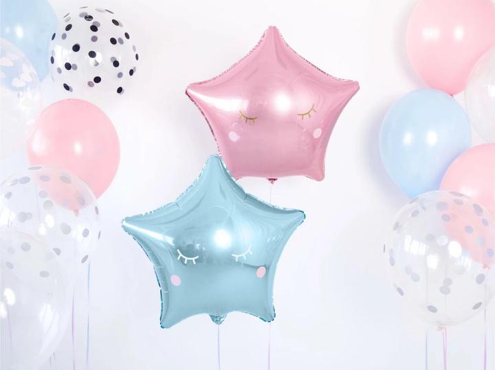 Image du produit Partydeco Ballon étoile bleu ciel 48cm (1 x)