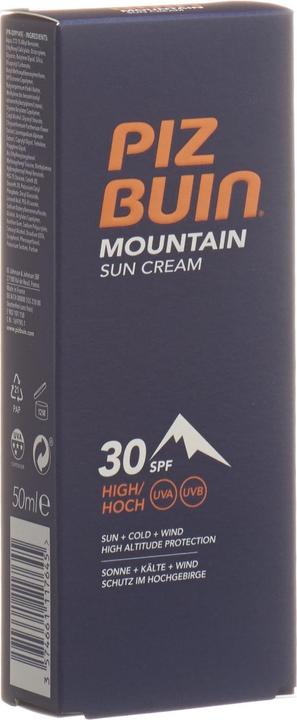 Actual product image Piz Buin Mountain (Suntan cream, SPF 30, 50 ml)