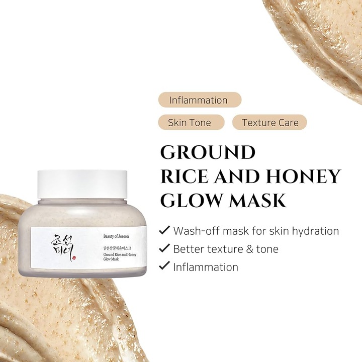 Immagine prodotto Beauty of Joseon Maschera di riso macinato e miele per il bagliore (150 ml)
