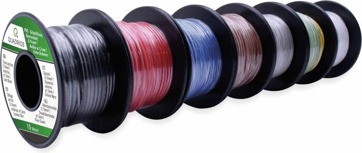 Productafbeelding Quadrios 19011CA084 Staaldraad LiFY 1 x 0,14 mm² Blauw, Bruin, Groen, Geel, Grijs, Rood, Zwart, Wit 70 m (70 m)
