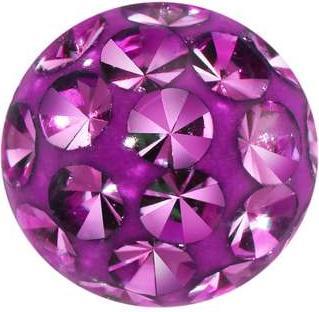 Produktbild Bijouteria Piercingverschluss (Kristall, Edelstahl, Epoxiharz)