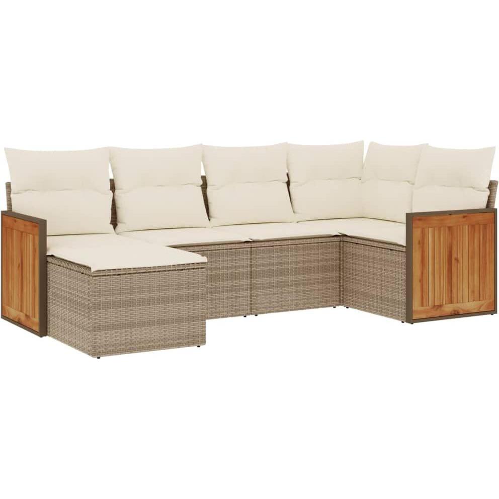 VidaXL, Gartenlounge, 10-tlg. Garten-Lounge-Set mit Kissen