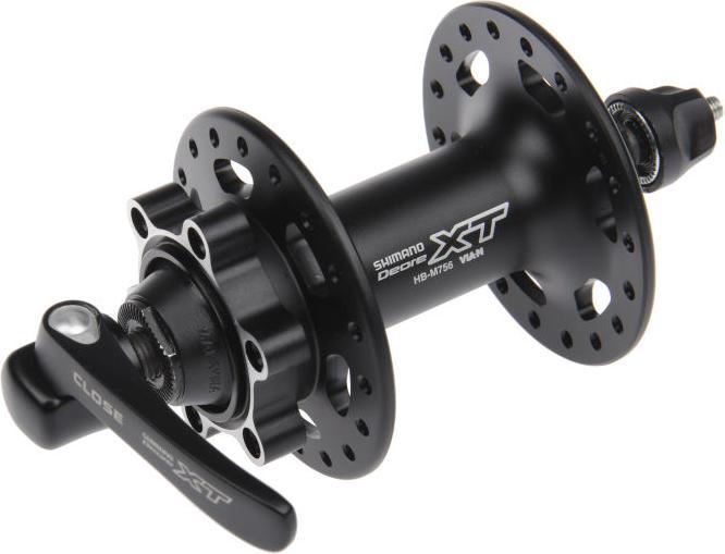 Image du produit Shimano Moyeu VR Deore XT HB-M756 100 mm 32-trous 6-trous QR noir Box (Frein à disque Center lock)