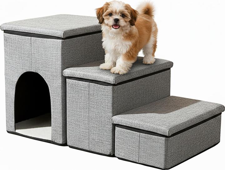Actual product image Relaxdays dog steps (Cat, Dog, Foldable)