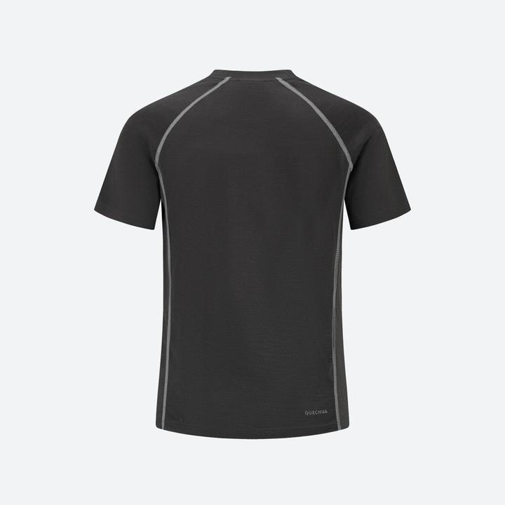 Produktbild Quechua Wander-T-Shirt Kinder Merino - MH900 grau (152)