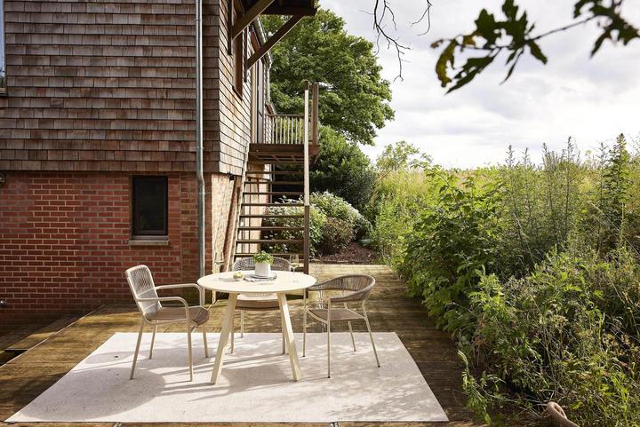 Productafbeelding Best Gartenstühle mit Armlehnen Ives sand, Metall, 2 St.