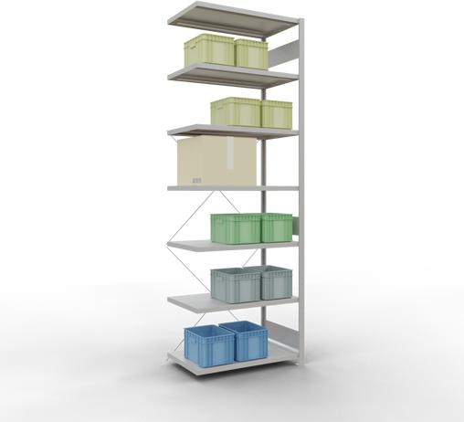 Image du produit Schulte Lagertechnik Système enfichable Élément suivant MULTIplus330 avec croisillon