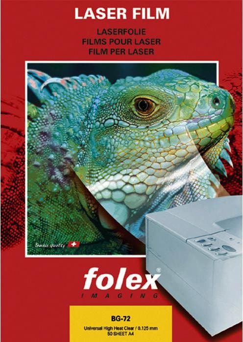 Produktbild Folex Farb-Laserfolie (125 g/m², 50 x)