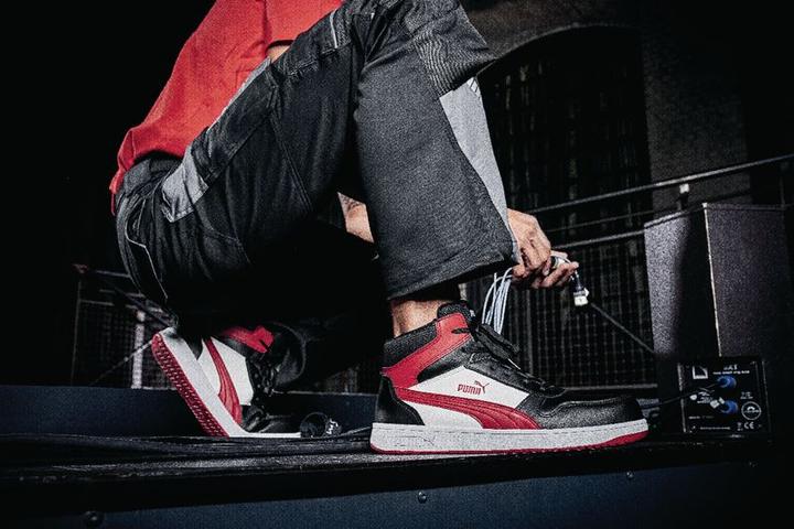 Image du produit Puma Frontcourt Blk/Wht/Red Mid S3 (S3, 40)