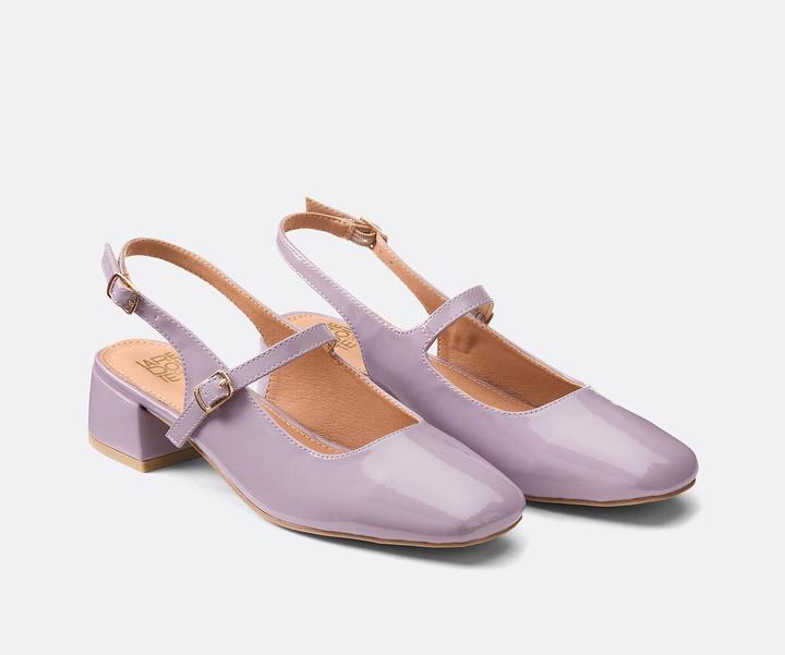 Produktbild La Redoute Collections Sling-Ballerinas mit kleinem Absatz (41)