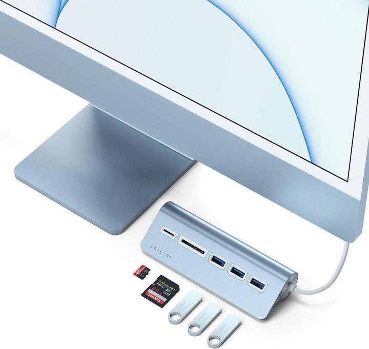 Immagine prodotto Satechi Hub in alluminio USB-C (USB-C, 5 porte)