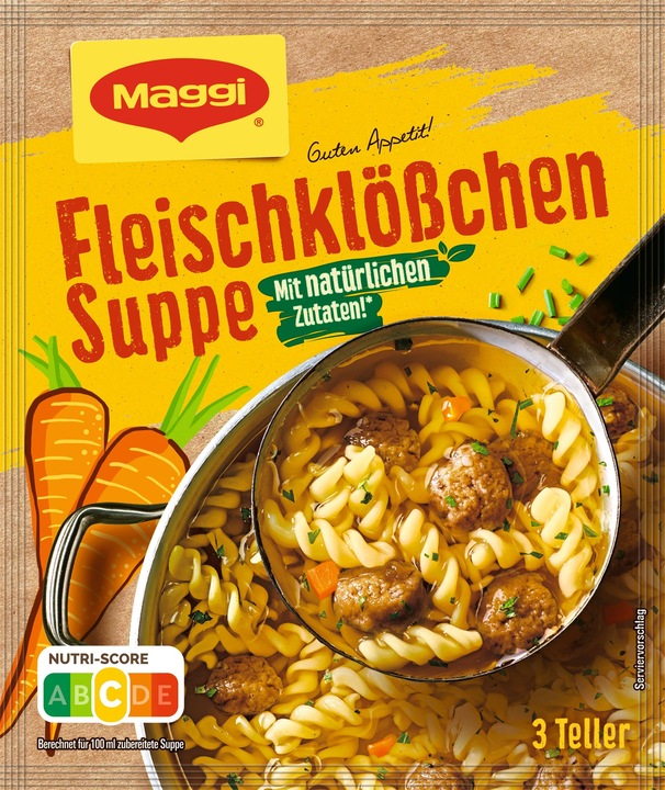 Produktbild Maggi GUTEN APPETIT Fleischklösschen Suppe, ergibt 750 ml (750 ml)