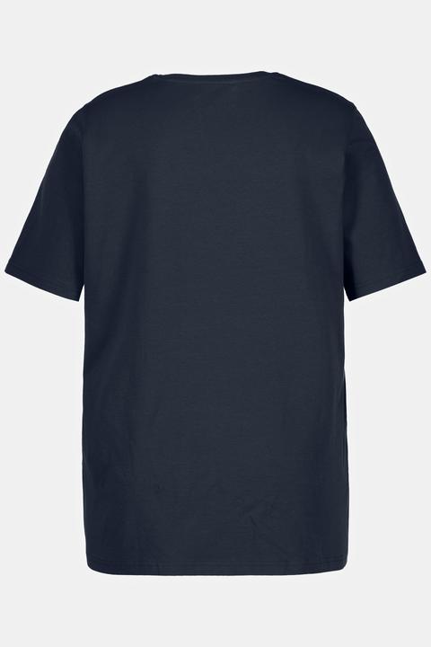 Actual product image Ulla Popken Essential Round Neck Stretch Tee (46)