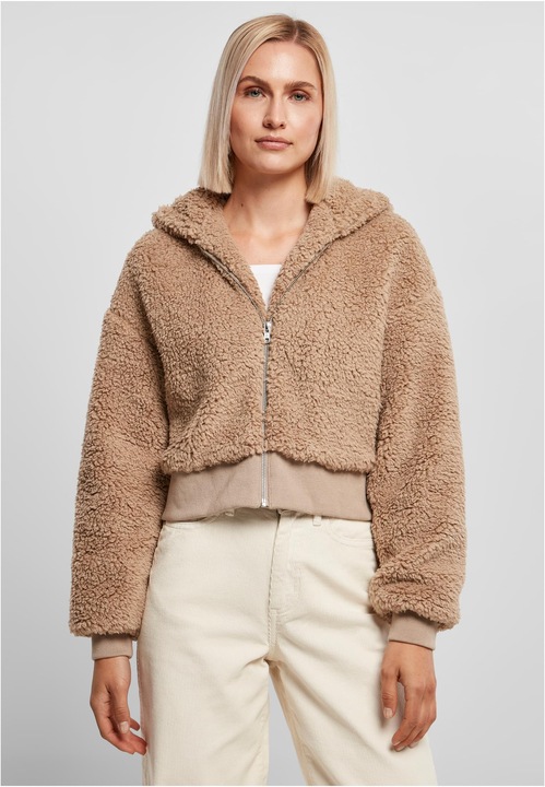 Produktbild Urban Classics Ladies Short Oversized Sherpa Jacket (XXL)