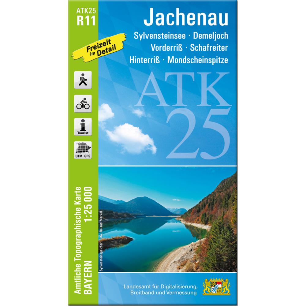 ATK25-R11 Jachenau (Amtl.Top., Landkarte