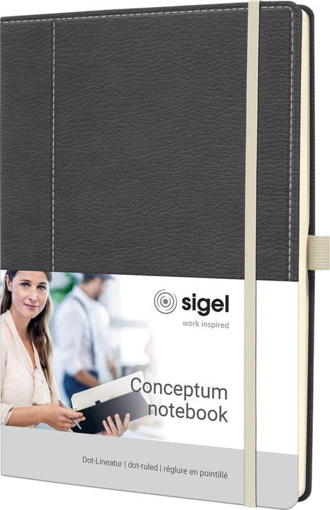 Produktbild Sigel Notizbuch Conceptum Hardcover - Design Casual (187 x 280 mm, Gepunktet, Harter Einband)