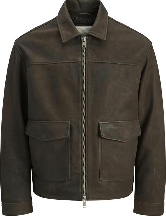 Actual product image Jack & Jones Leather Jacket (S)