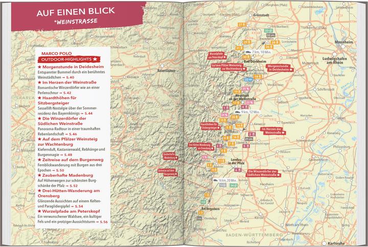 Immagine prodotto OUTDOOR GUIDE Reiseführer Pfalz (Tedesco, Thomas Diehl, 2024)