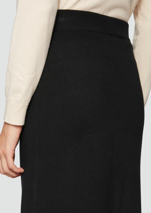 Image du produit S.Oliver Rock Elastischer Midi-Strickrock im Slim Fit (40)