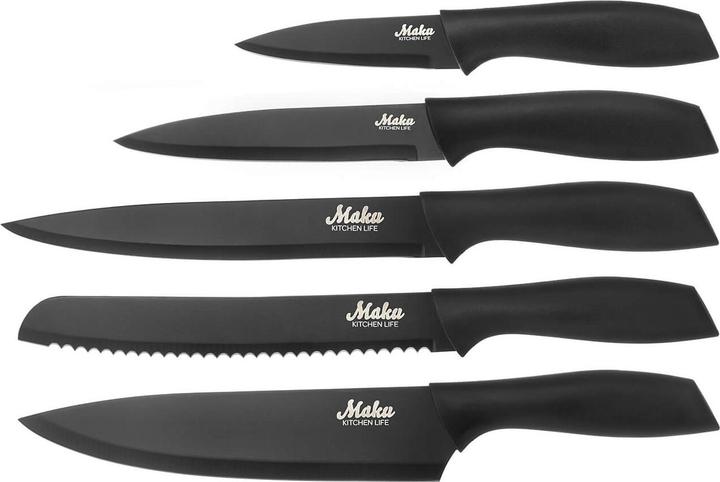 Produktbild Maku Küchenmesser-Set 5-tlg. Schwarz