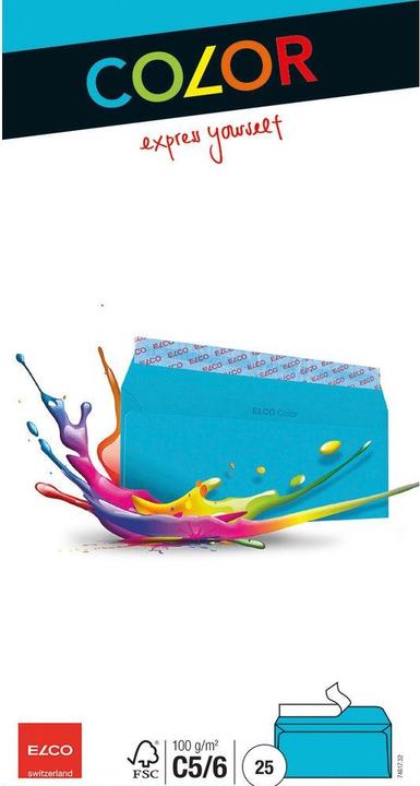 Produktbild Elco Briefcouvert - COLOR OPTIFIX (C5, C6, 25x)