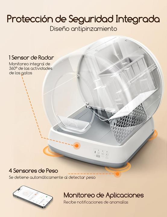 Produktbild Meowant Gabinetto per Gatti Autopulente (Selbstreinigendes Katzenklo)