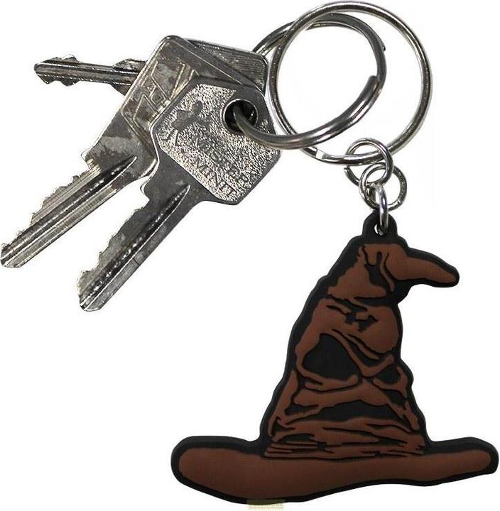 Produktbild ABYstyle HARRY POTTER - Keychain PVC Sorting Hat X4