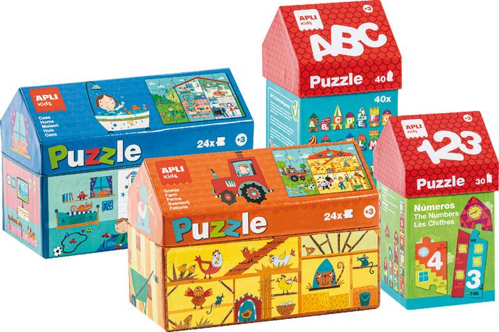 Immagine prodotto Apli Puzzle a edificio (40 pezzi)