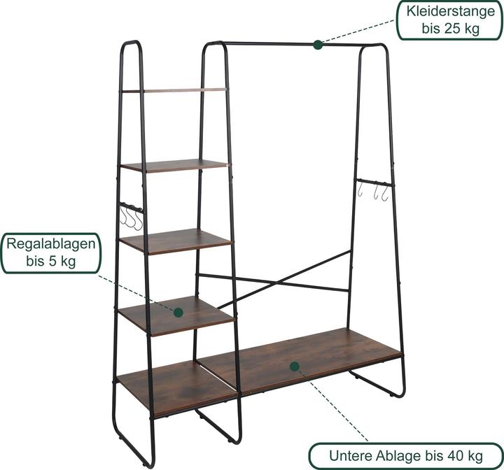 Actual product image Relaxdays coat rack