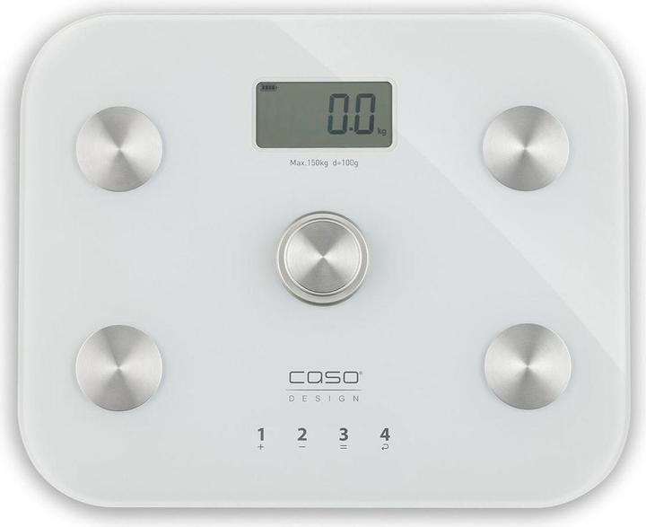 Actual product image Caso | Scale | BodyEnergy Fit | Maximum weight (capacity) 150 kg | Accuracy 100 g | White (150 kg)