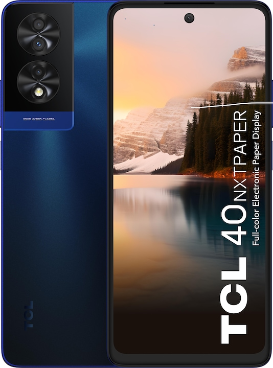 Actual product image TCL 40 NxtPaper (256 GB, Midnight Blue, 6.78", Dual SIM, 50 Mpx, 4G)