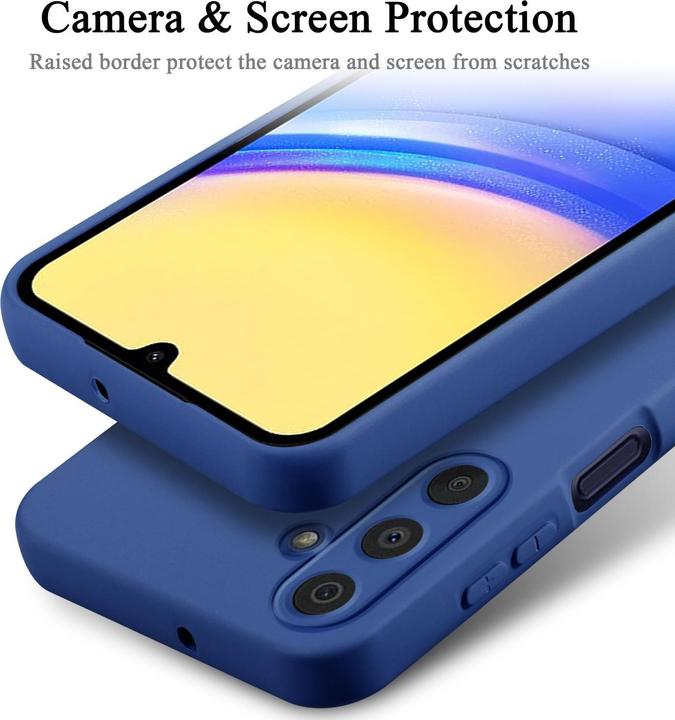 Actual product image Cadorabo Case for Samsung Galaxy A15 TPU in liquid protection silicone design (Samsung Galaxy A15)