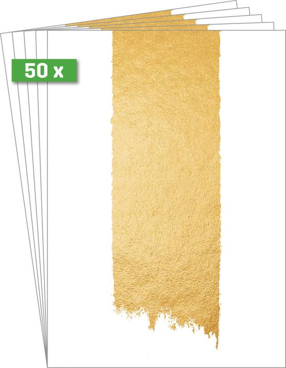 Golden brush stroke