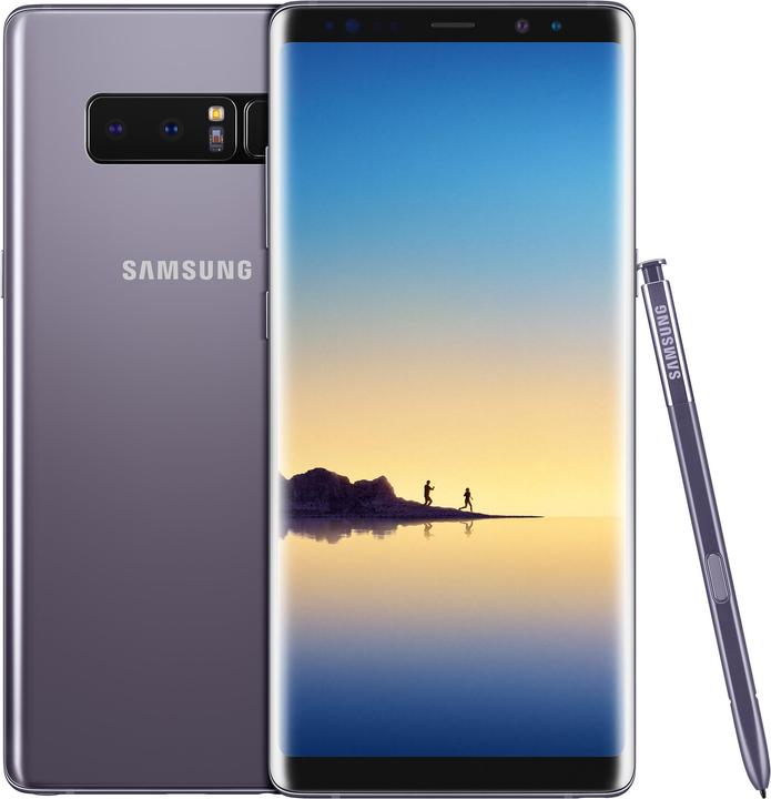 Image du produit Samsung Galaxy Note8 (128 Go, Gris Orchidée, 6.30", Double SIM hybride, 12 Mpx, 4G)