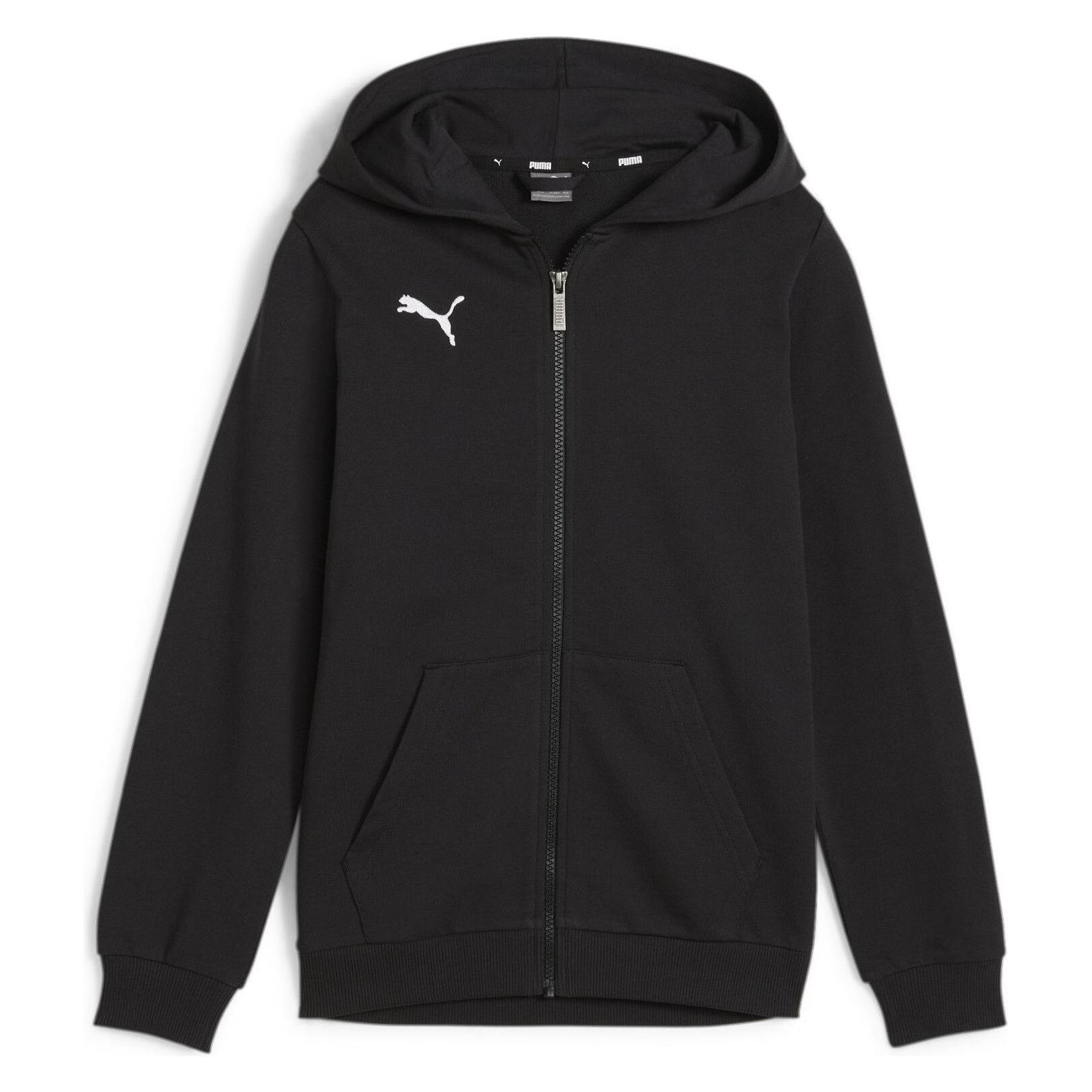 Puma, Jongens, Springer, TeamGOAL Casuals Hooded Jacket Jr, Zwart, (164)
