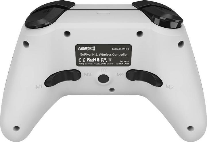 Actual product image Hyperkin NuRival Light Up Wireless Game Controller - white (NSW) (Switch OLED)