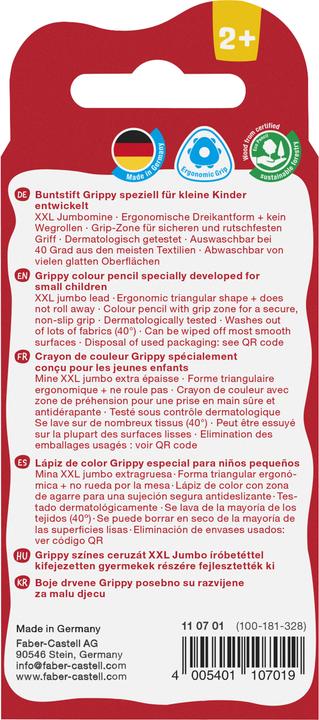 Image du produit Faber-Castell Farbstifte Grippy (4x)