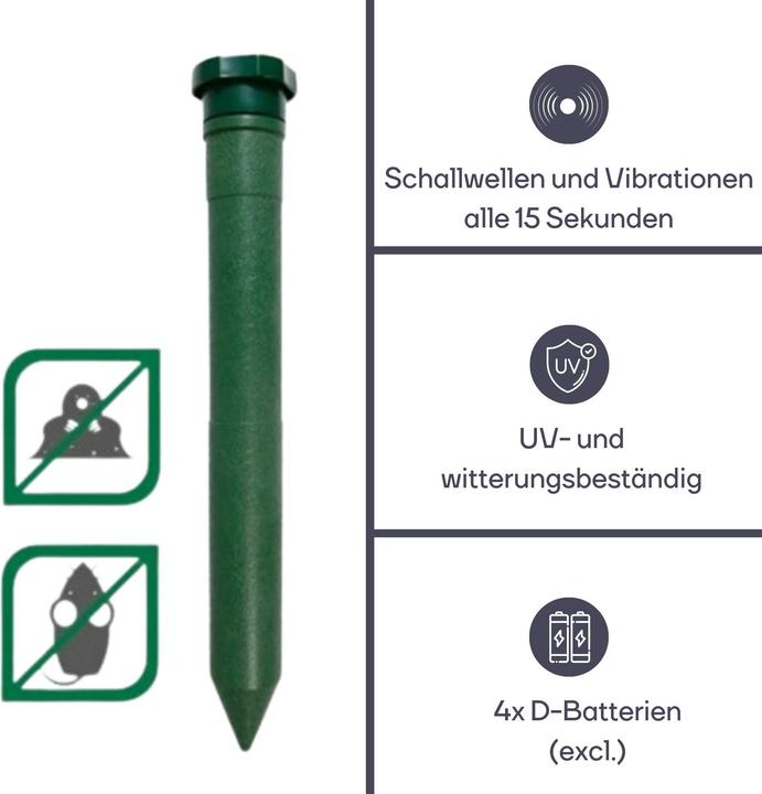 Produktbild Perel Wühlmausvertreiber