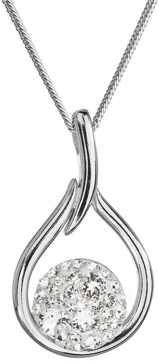 Immagine prodotto Evolution Group Collana senza tempo in argento con Swarovski 32075.1 (catena. ciondolo) (L)