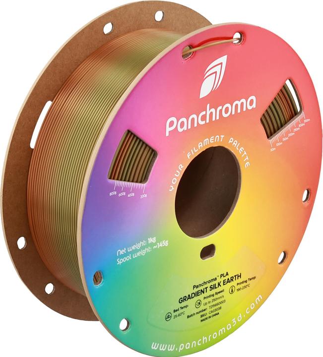 Actual product image Polymaker Panchroma™ PLA Gradient Silk (PLA, 1.75 mm, 1000 g)