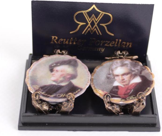 Produktbild Reutter 001.400/2 - Wandteller "Beethoven/Wagner", Miniatur