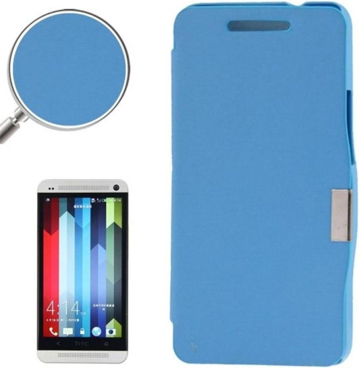 Actual product image König Design Mobile phone case for HTC One / M7 blue brushed (OnePlus X)