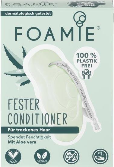 Produktbild Foamie Fester Conditioner Aloe You Vera Much (80 ml)