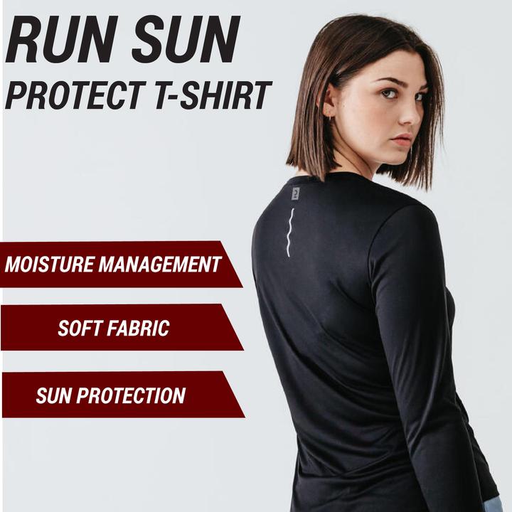 Actual product image Kalenji ls ts run sun protect w 145846 (46)