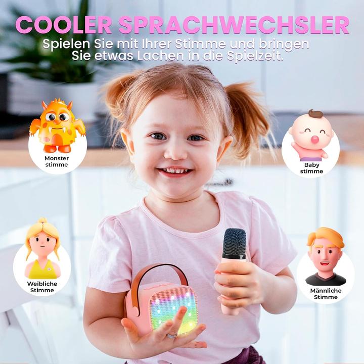 Actual product image Wowstar Karaoke-Maschine mit 2 Mikrofonen für Kinder