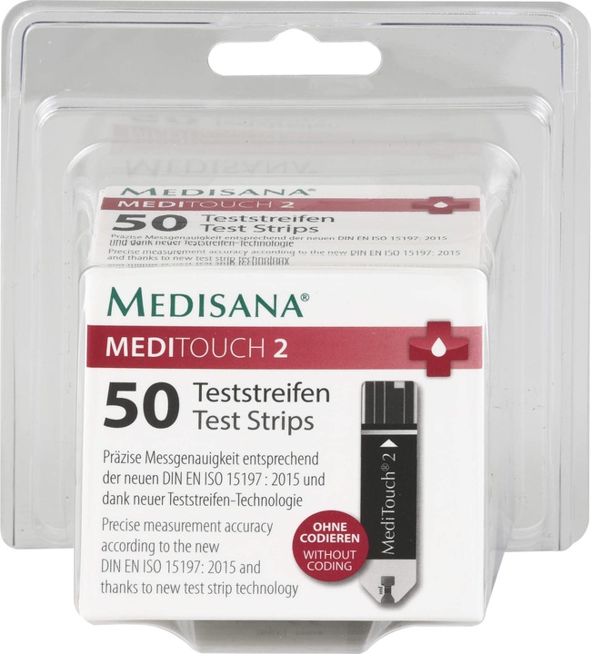 Actual product image Medisana MediTouch (50 pieces) (Test strips)
