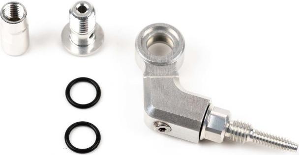 Actual product image Trickstuff Angled connection for Piccola pump