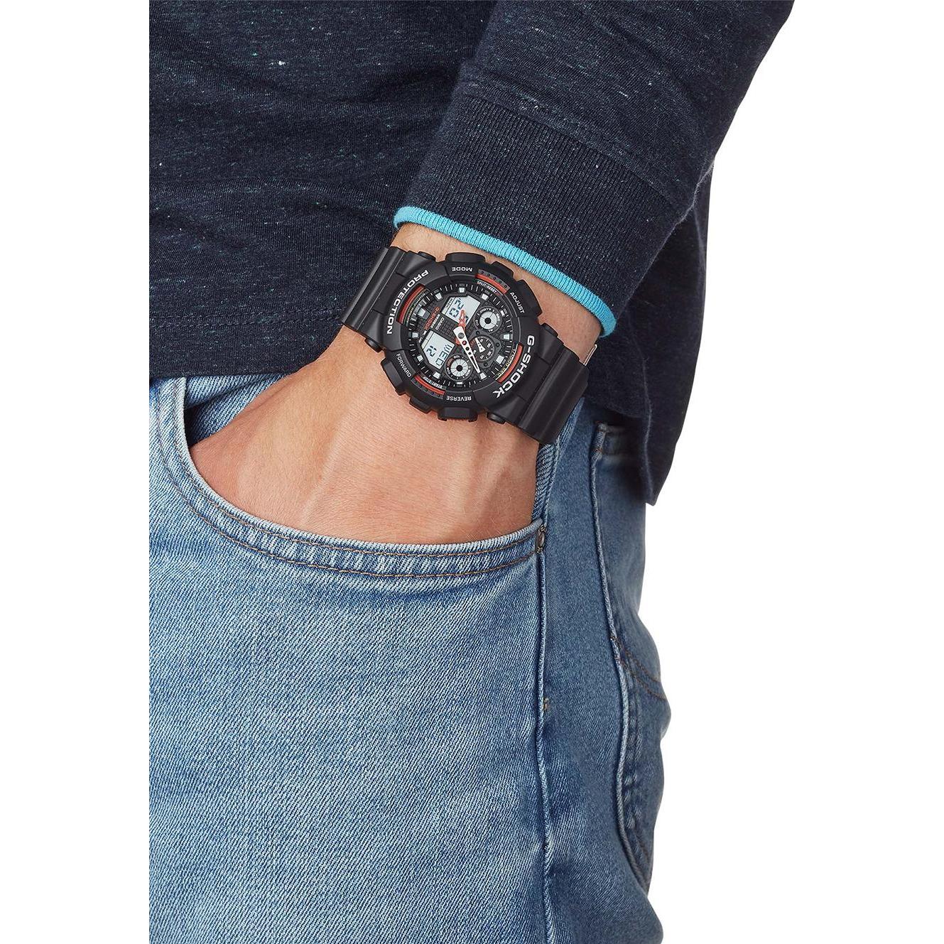 Thumbnail - G-Shock, Armbanduhr, Ga-100, Schwarz, (Digitaluhr, 55 mm)