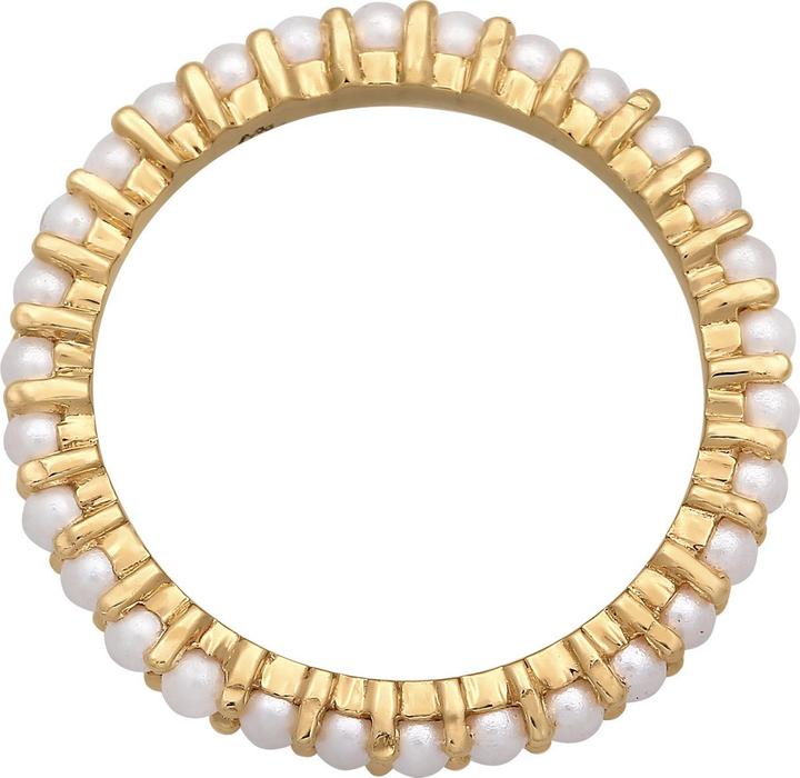 Produktbild Elli Ring Bandring Memoire Glasperle 925 Sterling Silber (54, 925 Silber)